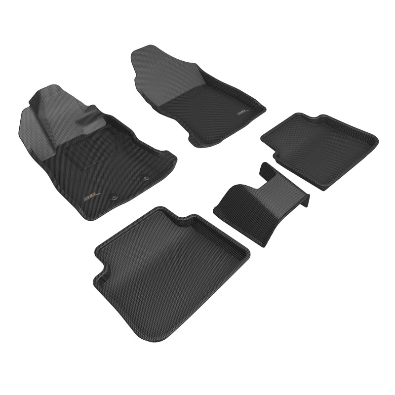Subaru Crosstrek Floor Mat Set - 3D MAXpider - Kagu - Black - `24-`26